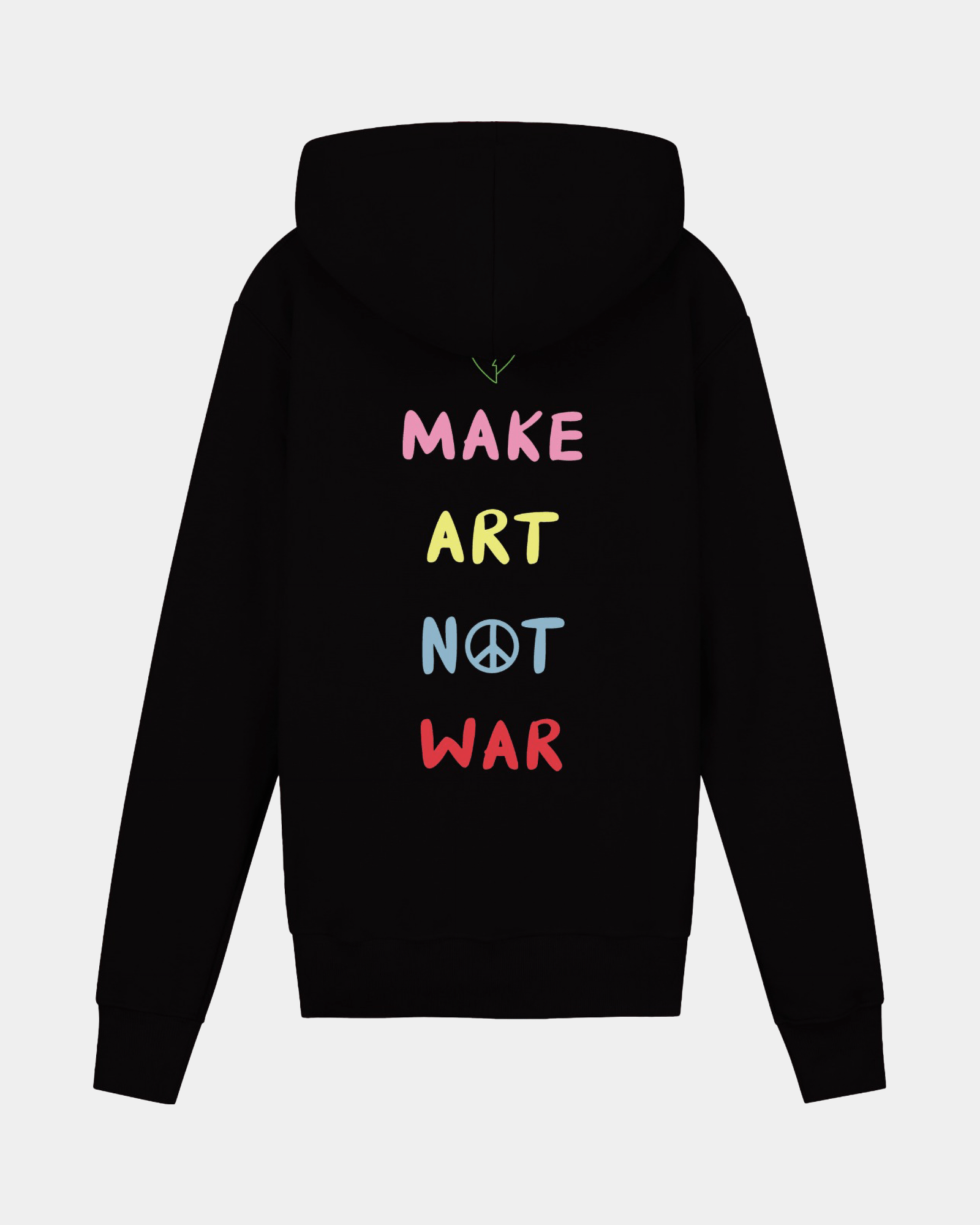 Make Art Hoodie Black